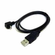 L型microUSBケーブル 100cm 上L型 CA2263