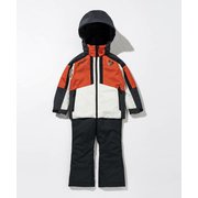 KISKA Jr. TWO-PIECE ESB222P10 FLASH ORANGE 140サイズ [スキーウェア 上下セット ジュニア]