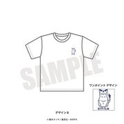 チェンソーマン れとぽぷ ワンポイント刺繍Tシャツ XLサイズ B ニャーコ [キャラクターグッズ]