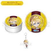 初音ミク 紅茶入りマグネット缶ケース（アクリルキーホルダー付き） 鏡音レン デフォルメ ver. [キャラクターグッズ]