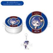 初音ミク 紅茶入りマグネット缶ケース（アクリルキーホルダー付き） KAITO デフォルメ ver. [キャラクターグッズ]