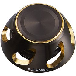 22SLPW スピニングハンドルキャップSII ブラック・ゴールド