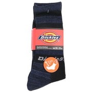 オールパイル クルーソックス ライン入り 3足組 カラーMIX フリーサイズ D-3291
