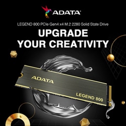 ADATA SSD 2TB PCIe Gen4x4 M.2 2280 LEGEND 800シリーズ ALEG-800