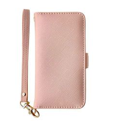 7427IP247BO [iPhone SE 第3世代 /SE 第2世代 /8/7/6s用 ケース カバー 手帳型 スタンド機能 ハンドストラップ付き ライトピンク]