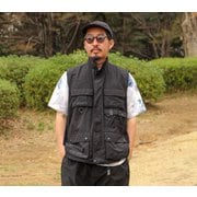 MUSHI MUSHI VEST GO3207Q BLACK Lサイズ [アウトドア ベスト メンズ]