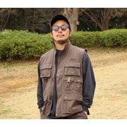 MUSHI MUSHI VEST GO3207Q BROWN Lサイズ [アウトドア ベスト メンズ]