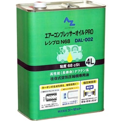 NT104 [AZ エアーコンプレッサーオイル PRO 【レシプロ N68】4L DAL-002 作動油 レシプロコンプレッサーオイル]