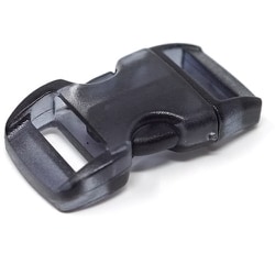 パラコードバックル 30×15mm クリアブラック