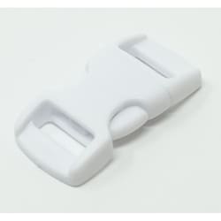 パラコードバックル 30×15mm ホワイト