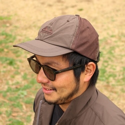 MUSHI MUSHI CAP GO3409Q BROWN [アウトドア キャップ]