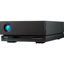 外付けハードディスク 20TB 1big Dock Thunderbolt3×2 USB3.2 USB A×1 DisplayPort1.4×1 SDカードリーダー×1 CFカードリーダー×1 5年保証 冷却ファン付 【Windows Mac iPad】対応 STHS20000800