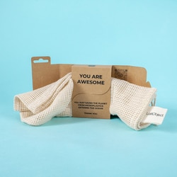 環境にやさしい 洗濯ネット サスティナブル コットン素材 Last Laundry Bag Big LO29281