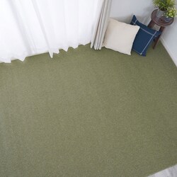 カーペット piece（ピース） ホームシェル 352cm×352cm グリーン 13278991-4