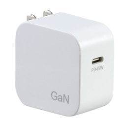 USB AC充電器 USB PD（パワーデリバリー）対応 45W USB-C×1 91821