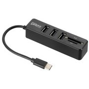 USB TypeCハブ 3ポート（カードリーダー付） 91828