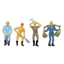 55587 [ジオラマ模型 工事現場の人 1/42 10個組]