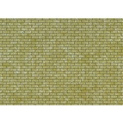 55671 [ジオラマタックシート レンガ カーキ 1/12 5枚組]