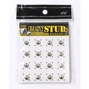 E-ST38-SL [爪スタッズ 六角錘型 シルバーカラー 7mm 16個入り]