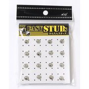 E-ST39-SL [爪スタッズ 円錐型 シルバーカラー 6mm 16個入り]