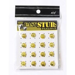 E-ST40-GL [爪スタッズ 円錐型 ゴールドカラー 9mm 16個入り]