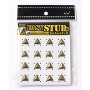 E-ST41-AG [爪スタッズ 三角型 アンティークゴールドカラー 9mm 16個入り]