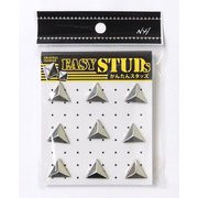 E-ST43-SL [爪スタッズ 三角型 シルバーカラー 14mm 9個入り]