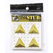 E-ST44-GL [爪スタッズ 三角型 ゴールドカラー 25mm 4個入り]