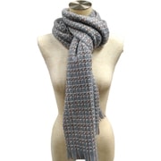 ST-332954 GRY [チェック×千鳥柄 マフラー GRY]