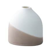 Liota(リオタ) 一輪挿し 花瓶 楕円花入れ 高さ約8cm ベージュ /美濃焼/日本製 111071