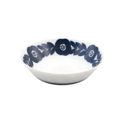 ブロッサム ボウル 取皿 小鉢 S 約15cm ネイビー /美濃焼/軽量/食洗機・レンジ対応/日本製 111003