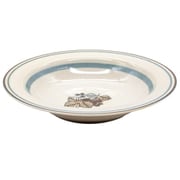 111045 [Anyware（エニウェア） ボウル 皿 L 約21cm フイユ（葉） ブルーグレー /美濃焼/食洗機・レンジ対応/日本製]