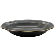 Stitch(ステッチ) オーバルボウル 皿 約24.5×17cm ブラック /美濃焼/食洗機対応/日本製 111067