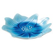形(Katachi) アマリリス 皿 プレート L 約25×23cm あさぎ(青) /瀬戸焼/日本製 288033
