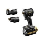EZ1PD1T1G [EXENA エグゼナ Pシリーズ 18V 充電インパクトドライバー BLACK＆GOLD（限定色 台数限定） アタッチメント2種 5.0Ah電池2個付]