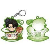 進撃の巨人 アクリルキーホルダー カップインシリーズ3.5弾 リヴァイ [キャラクターグッズ]