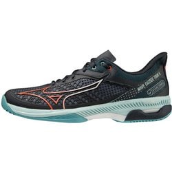 ミズノ テニスシューズ　ウェーブエクシード 25センチ ミズノ MIZUNO ウエーブエクシード WAVE EXCEED 5 WIDE OC