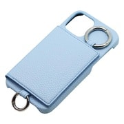 BLJI2102BL [iPhone 12/12 Pro 用 カードポケット付きショルダーケース ブルー]