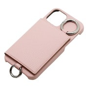 BLJI2102PK [iPhone 12/12 Pro 用 カードポケット付きショルダーケース ピンク]