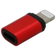 BCCAML24RD [Lightning/microUSB対応 変換コネクタ 2.4A レッド]