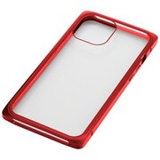 BMABC2023RD [iPhone 12 Pro Max 用  マグネットアルミバンパーケース レッド]