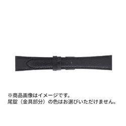 RTM-A19 [日本製 時計バンド リザード（トカゲ） ラグ幅19mm用 ブラック]