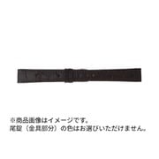 RCP-B13 [日本製 時計バンド 型押しワニ（牛革） ラグ幅13mm用 ダークブラウン]