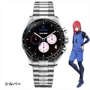 ブルーロック クロノグラフ腕時計 シルバー 千切豹馬 [キャラクターグッズ]