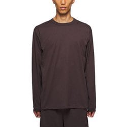 リポーズオーガニックコットンロングスリーブTシャツ Re-Pose Organic Cotton L/S T-shirt GC42306 ブラウン(BR) XSサイズ [フィットネス 長袖シャツ ユニセックス]