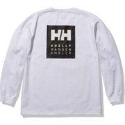 ロングスリーブ HHアングラーロゴティー L/S HHAngler Logo Tee HG32306 クリアホワイト(CW) XLサイズ [アウトドア カットソー メンズ]