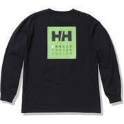ロングスリーブ HHアングラーロゴティー L/S HHAngler Logo Tee HG32306 ブラック(K) Lサイズ [アウトドア カットソー メンズ]