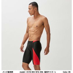 JLA メンズ 競泳水着 Lサイズ レッド 100000001007550834_10218.jpg