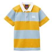 ショートスリーブラグビージャージ KIDS S/S RUGBY JERSEY RAJ33401 イエロー(54) 140サイズ [アウトドア トップス キッズ]
