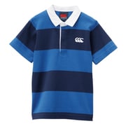 ショートスリーブラグビージャージ KIDS S/S RUGBY JERSEY RJ33401J リバーブルー(27) 150サイズ [アウトドア トップス キッズ]